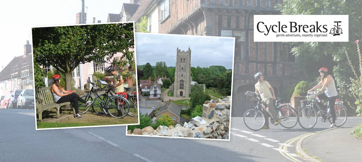 Third prize 2 days 1 night Circular Self-Cycling Holiday at Mid-Suffolk from Cycle Breaks (start any day up until 2 Nov 2024, includes B&B for two, sharing a double /twin room, bike hire (hybrid/e-bike), luggage transfer, emergency support during the tour and use of route notes, with navigation by smart-phone app) worth up to £480