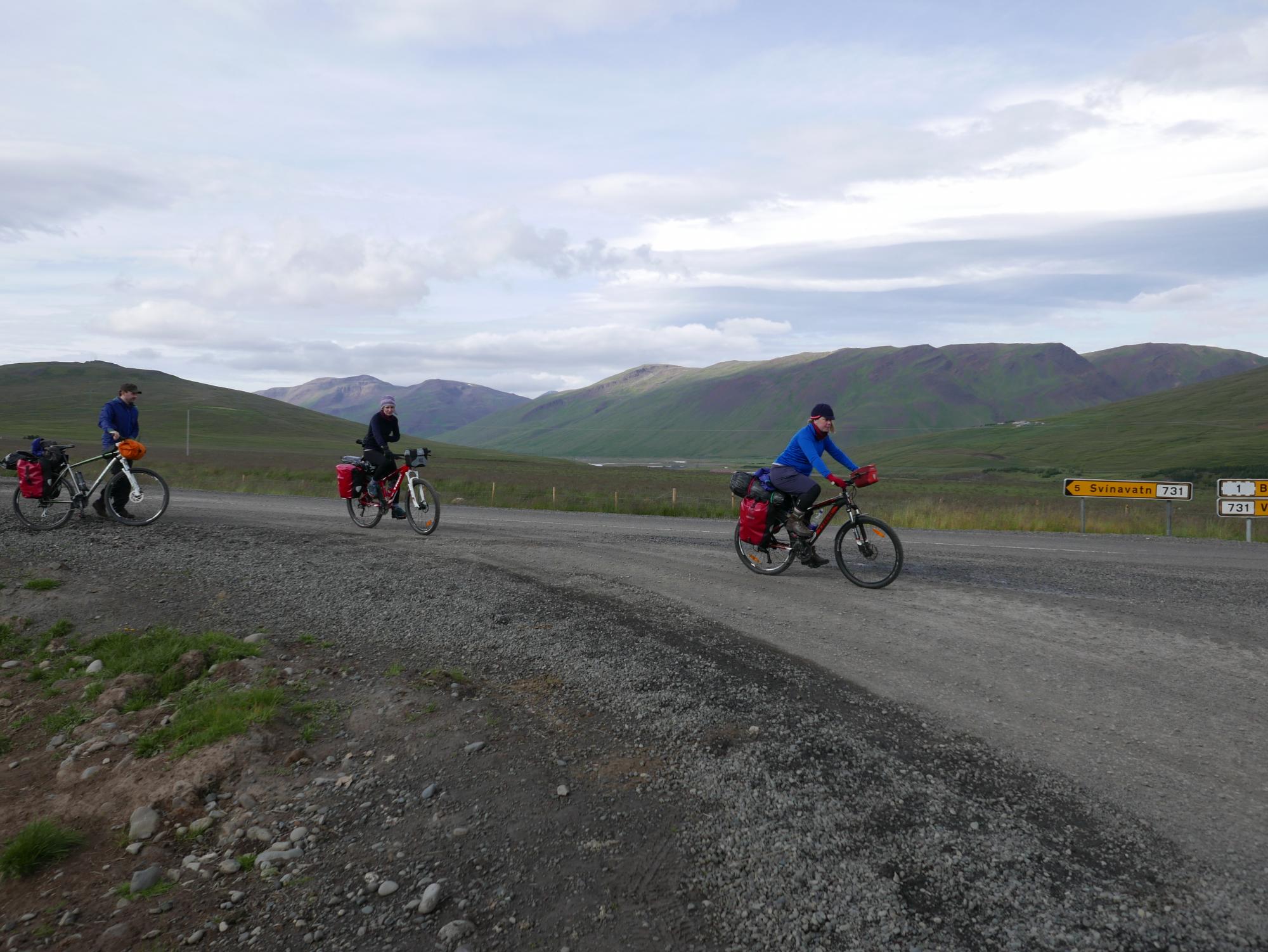 Riding up on to the Kjolur Plateau