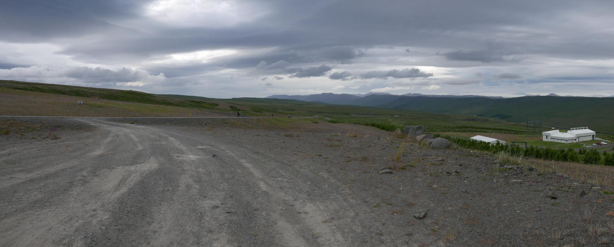 Bleak Icelandic landscape