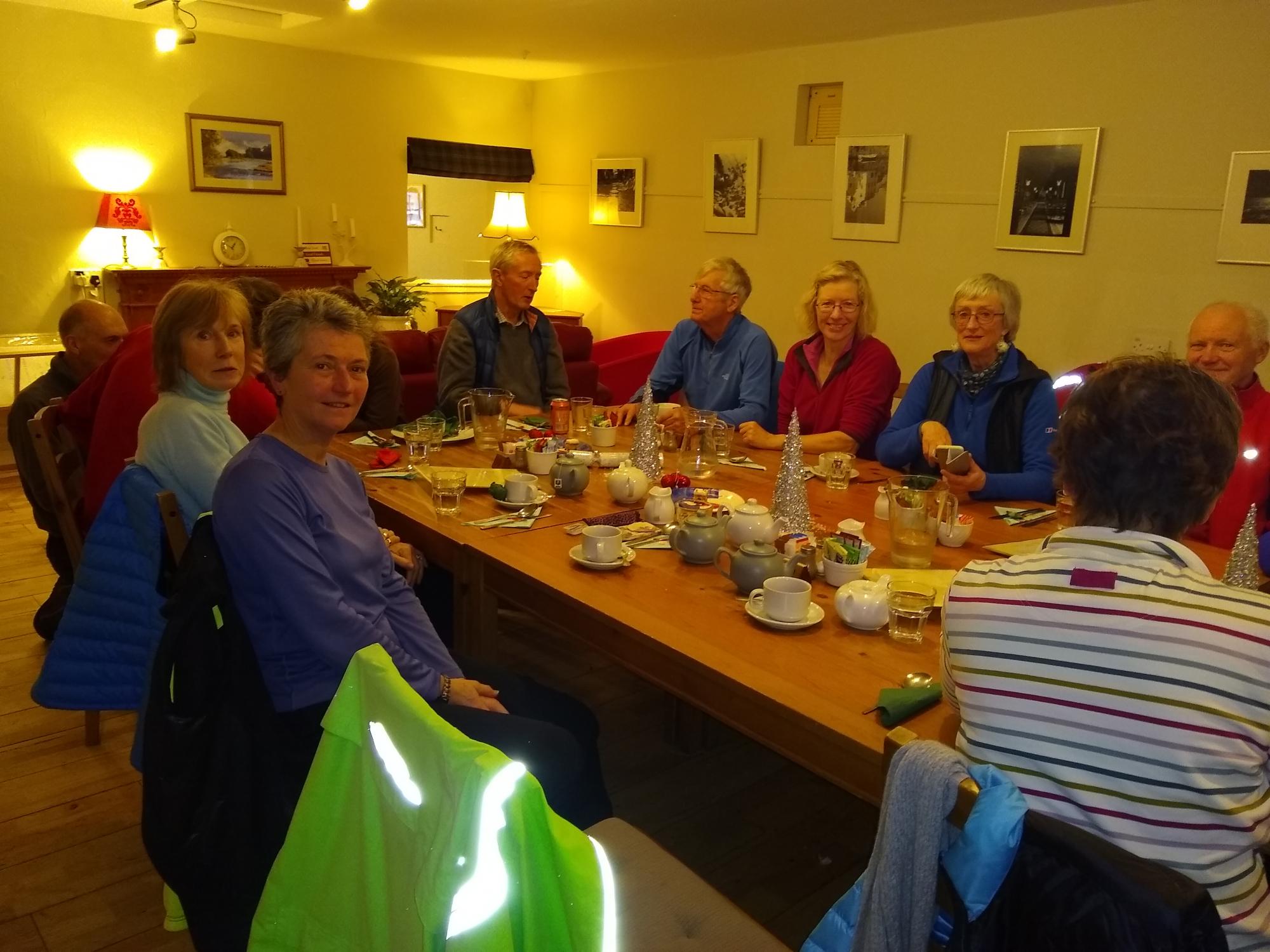 Borders Brake-away Christmas Lunch at Caberston Cafe in Walkerburn